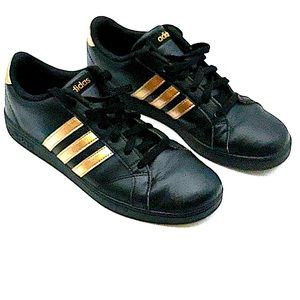 RETRO VINTAGE ADIDAS THROWBACK BASELINE BLACK/COPPER SNEAKERS ART BC0262